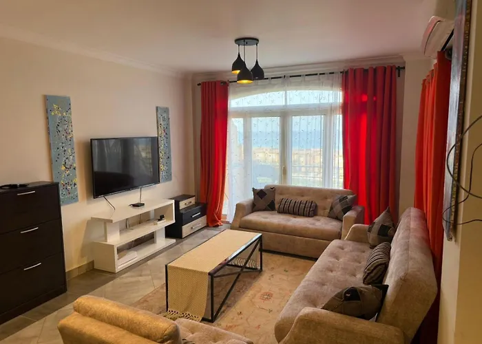 Sea & Pool View Penthouse Chalet At Telal Sokhna